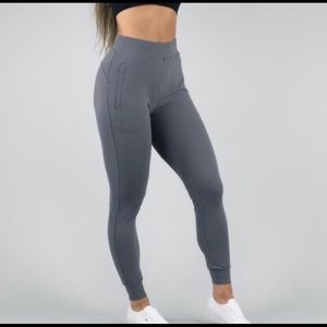 ALPHALETE XS PREMIUM WOMENS GREY JOGGERS